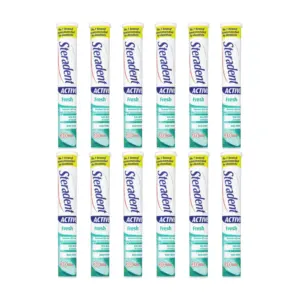Steradent Active Fresh Denture Cleaner 30 Tablets - Pack Of 12