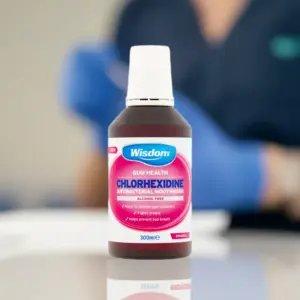 Wisdom Chlorhexidine Alcohol Free Mouthwash 300ml - Image 3