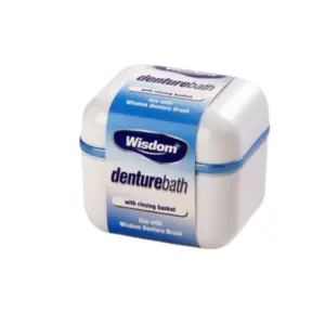 Wisdom Denture Bath With Rinsing Basket
