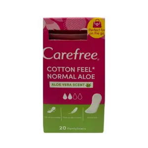 Carefree Aloe Breathable Pantyliners 20 Pack - Image 2