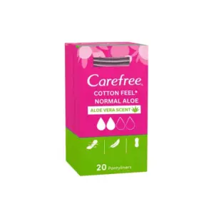 Carefree Aloe Breathable Pantyliners 20 Pack