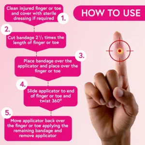 Carnation Finger Toe Bandage 4 meter - Image 2