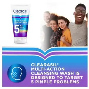 Clearasil 5 in 1 Multi-Action Acne Face Wash 150ml - Image 4