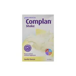 Complan Shake Vanilla Flavour 4 x 57g