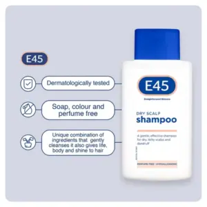 E45 Anti-Dandruff Dry Scalp Shampoo 200ml - Image 2