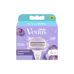 Gillette Venus Comfortglide Breeze Charger 4 Refills