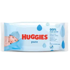 Huggies Baby Wipes Pure - Pack of 56