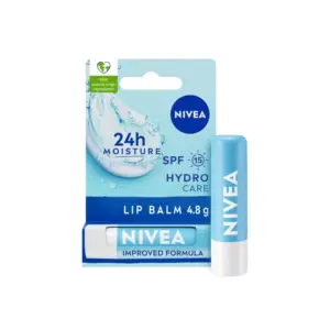 NIVEA Hydro Care Lip Balm SPF15, 4.8g