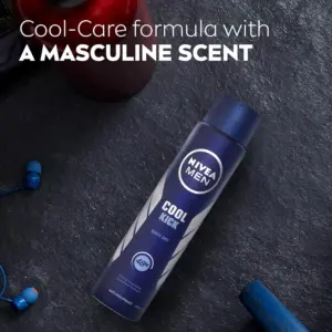 Nivea Men Cool Kick Anti-Perspirant Deodorant Spray 250ml - Image 6