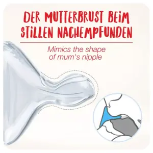 NUK First Choice+ Silicone Replacement Teats, 0-6 Months - Image 2