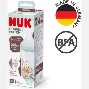Nuk Perfect Match Winnie Temperature Control Bottle, 260ml - Image 2