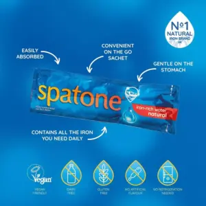 Spatone 100% Natural Iron Supplement 28 Sachets - Image 3