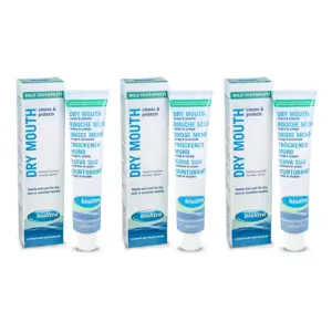 Bioxtra dry mouth mild toothpaste 50ml x 3 pack