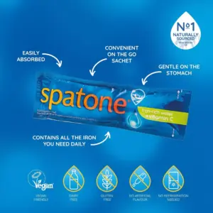 Spatone natural iron supplement vitamin c 28 sachets 2
