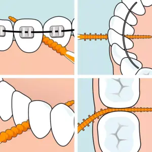 Tepe easypick toothpicks orange iso xs s 60pcs 3