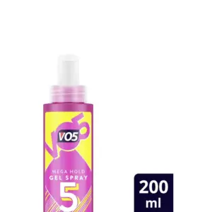 Vo5 mega hold 24 hour frizz control spray 200ml (2)