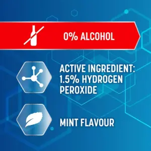Colgate peroxyl mouthwash mint flavour 300ml 1