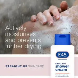 E45 emollient shower cream 200ml 2