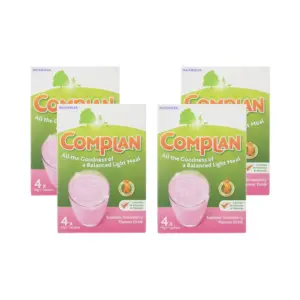 Complan strawberry flavour nutritional drink 4x55g 2