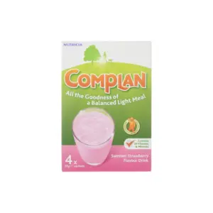 Complan strawberry flavour nutritional drink 4x55g 3
