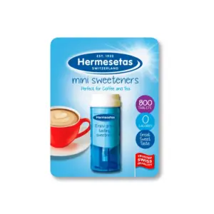 Hermesetas mini sweeteners 800 tablets