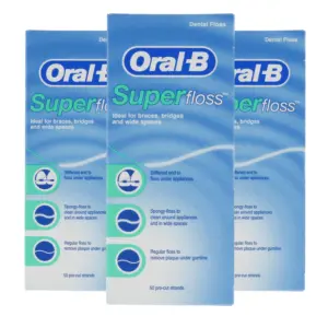 Oral b super floss mint dental floss – 50 strips (3)
