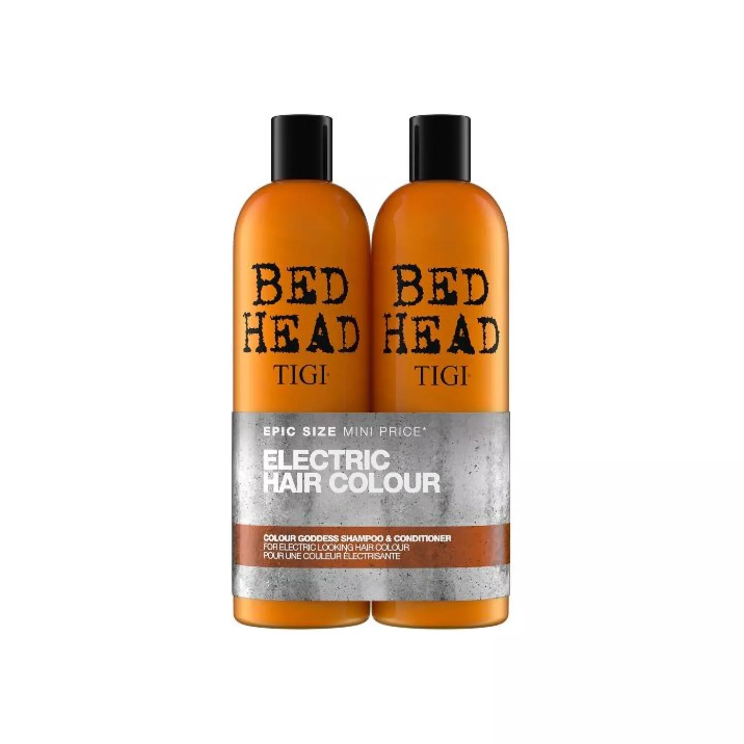 Tigi bed head 2x750ml duo shampoo conditioner colour goddess