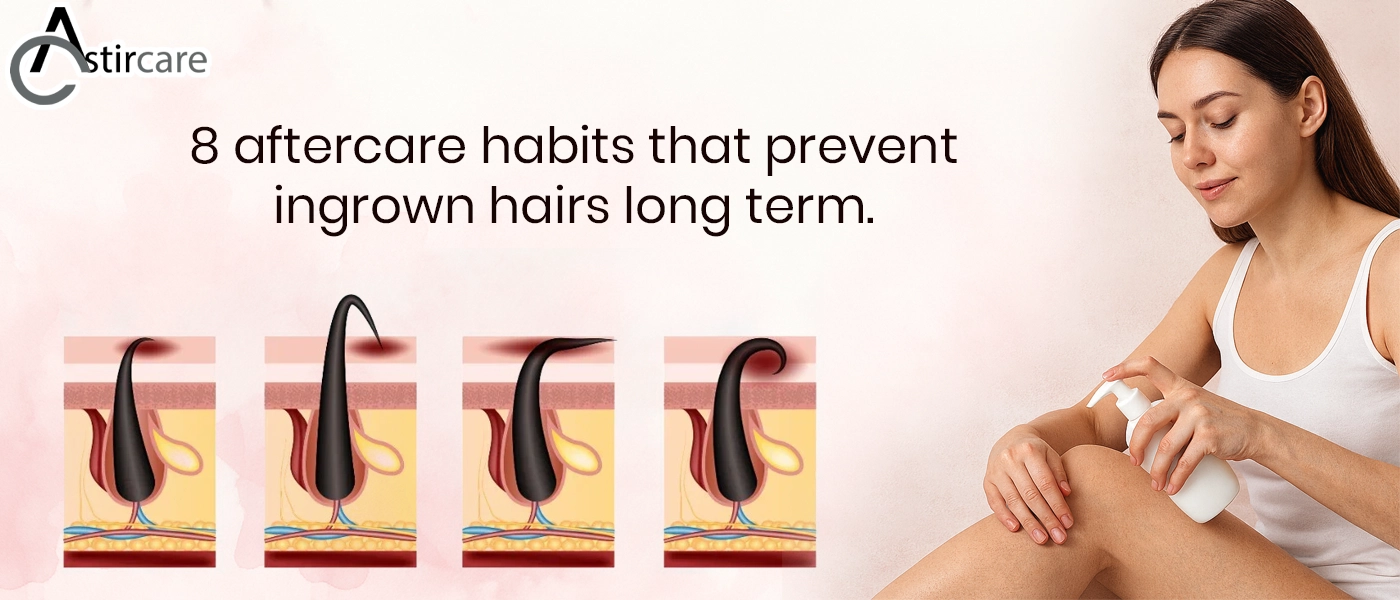 8 aftercare habits that prevent ingrown hairs long term.