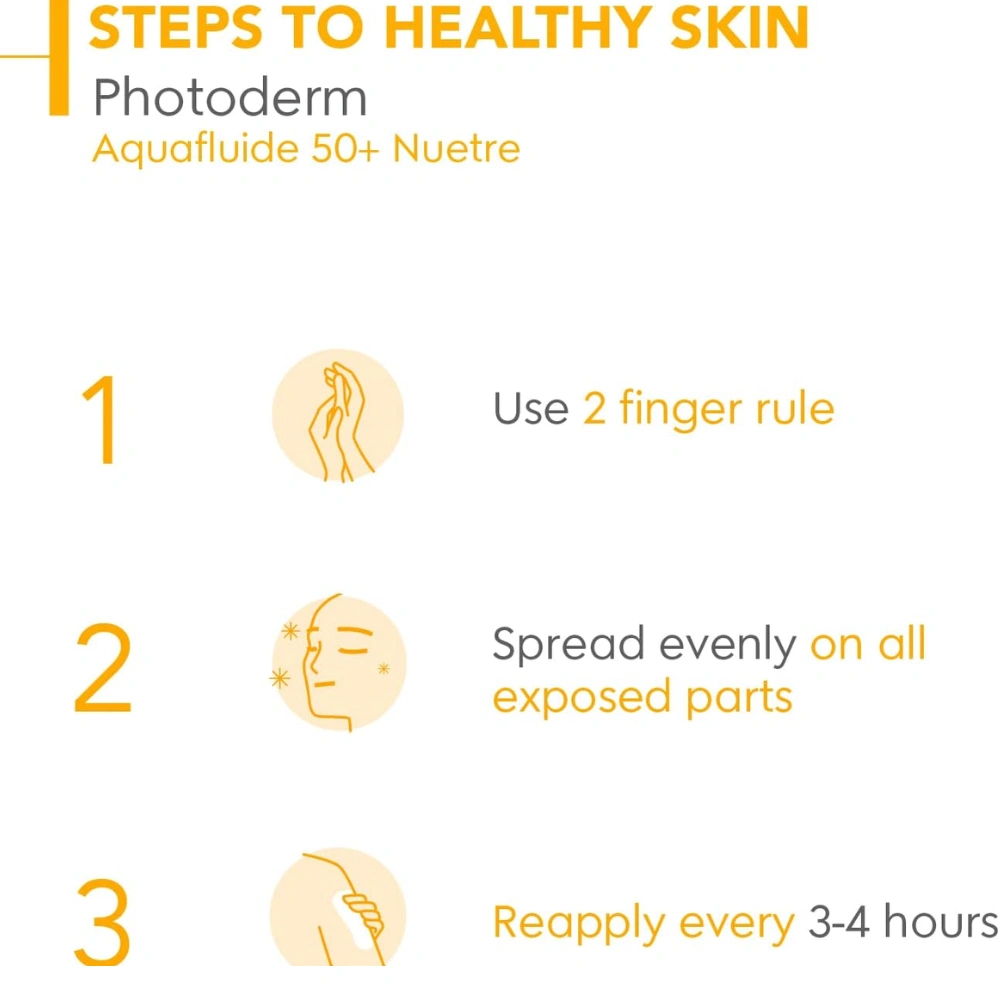Bioderma photoderm aquafluide spf 50 daily face sunscreen for sensitive skin 40ml 4