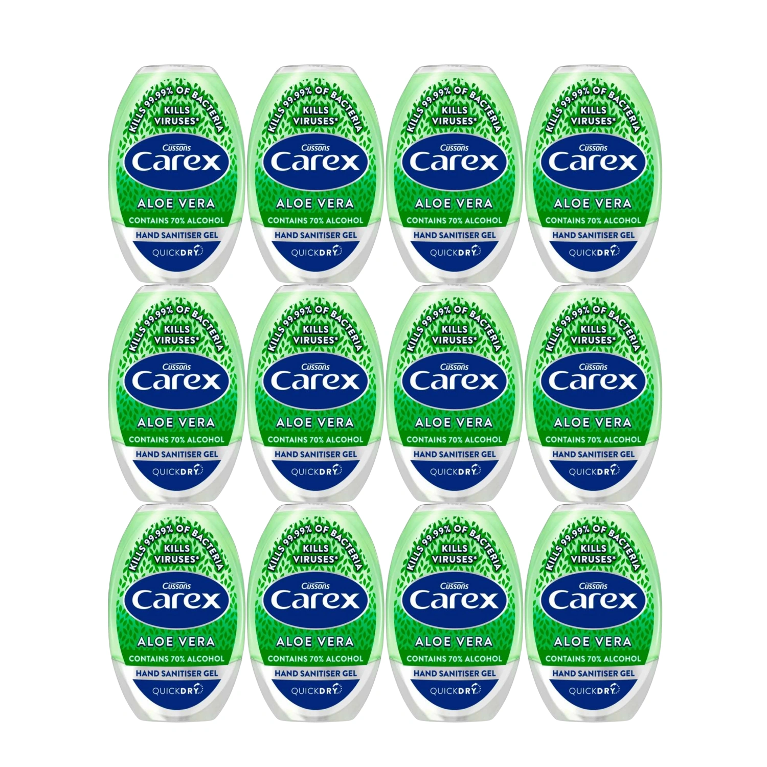Carex Antibacterial Hand Sanitiser Aloe Vera Gel 50ml (4)