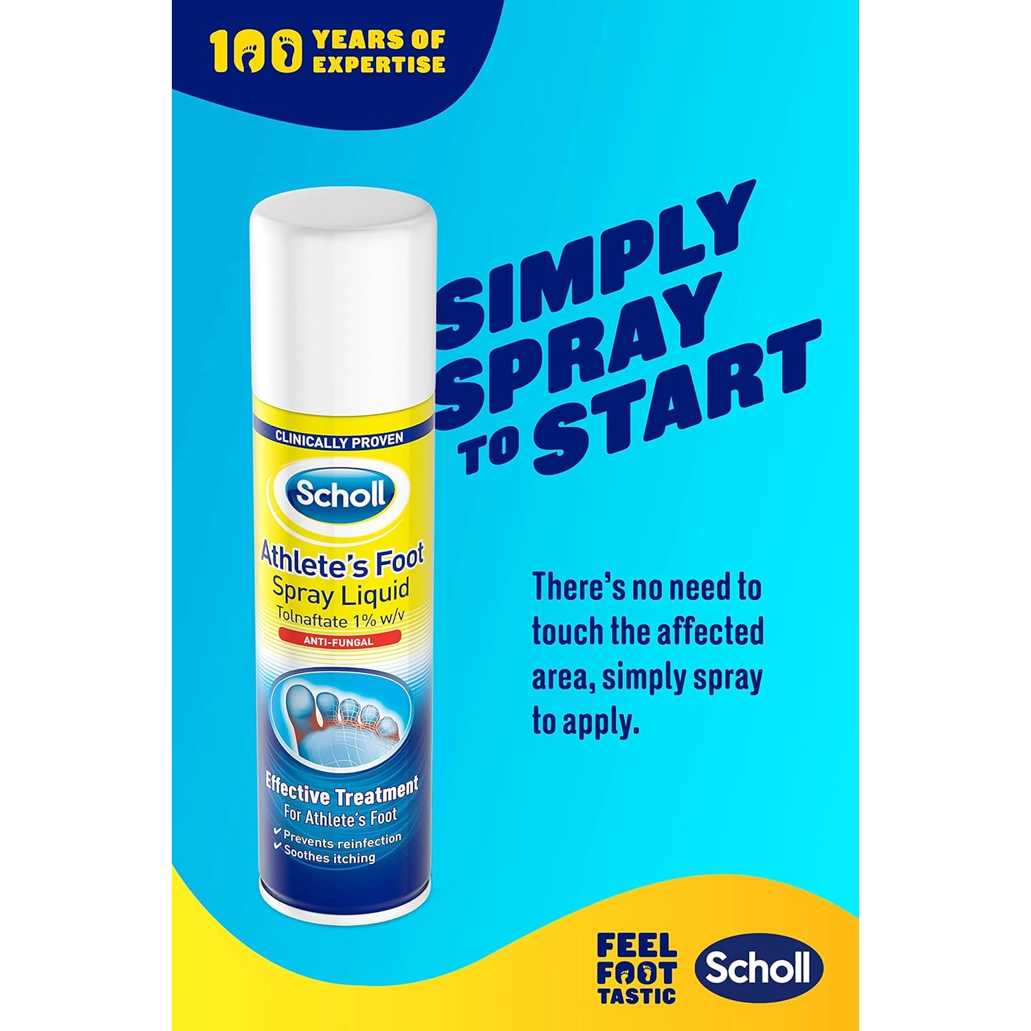 Scholl Athletes Foot Spray 150ml