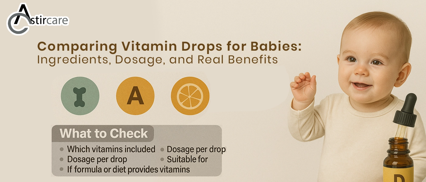 Comparing Vitamin Drops for Babies Ingredients, Dosage, and Real Benefits
